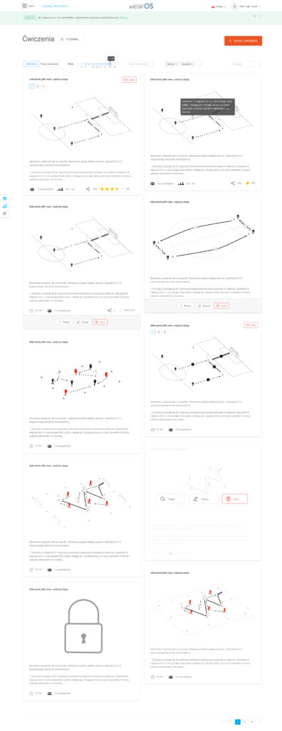 Socceros.com - System dla trenerów piłkarskich z bazą i edytorem ćwiczeń